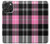 S3091 Motif rose à carreaux Etui Coque Housse pour iPhone 16 pro max