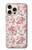 S3095 Motif Rose millésimé Etui Coque Housse pour iPhone 16 pro max