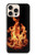 S3379 Cadre d'incendie Etui Coque Housse pour iPhone 16 pro max