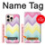 S3514 Arc en ciel Zigzag Etui Coque Housse pour iPhone 16 pro max