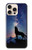 S3555 Loup Hurlant Million étoiles Etui Coque Housse pour iPhone 16 pro max