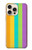 S3678 Vertical arc-en-ciel coloré Etui Coque Housse pour iPhone 16 pro max
