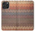 S3752 Motif de tissu en zigzag imprimé graphique Etui Coque Housse pour iPhone 16 pro max