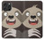 S3855 Dessin animé visage paresseux Etui Coque Housse pour iPhone 16 pro max