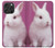 S3870 Mignon bébé lapin Etui Coque Housse pour iPhone 16 pro max