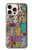 S3879 Griffonnage de musique rétro Etui Coque Housse pour iPhone 16 pro max