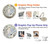 S3882 Carte de vol en route Etui Coque Housse pour iPhone 16 pro max