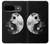 S1372 Lune Yin-Yang Etui Coque Housse pour Google Pixel 9