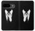 S1591 Anonymous Homme en Costume Noir Etui Coque Housse pour Google Pixel 9