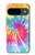 S1697 Tie Dye coloré imprimé graphique Etui Coque Housse pour Google Pixel 9