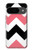 S1849 Rose Noir Chevron Zigzag Etui Coque Housse pour Google Pixel 9