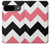 S1849 Rose Noir Chevron Zigzag Etui Coque Housse pour Google Pixel 9
