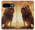 S1957 Lion Etui Coque Housse pour Google Pixel 9
