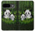 S2441 Forêt de Bambous de la famille Panda Etui Coque Housse pour Google Pixel 9