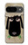 S2826 Mignon Noir Sheep Dormir Dessin Etui Coque Housse pour Google Pixel 9