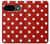 S2951 Rouge Pois Etui Coque Housse pour Google Pixel 9