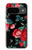 S3112 Motif floral Rose Noir Etui Coque Housse pour Google Pixel 9