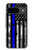 S3244 Ligne Bleu mince Etats-Unis Etui Coque Housse pour Google Pixel 9