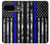 S3244 Ligne Bleu mince Etats-Unis Etui Coque Housse pour Google Pixel 9