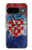 S3313 Croatie Drapeau graphique Football Millésime Etui Coque Housse pour Google Pixel 9