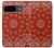 S3355 Motif Bandana Rouge Etui Coque Housse pour Google Pixel 9