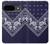 S3357 Marine Bleu Bandana Motif Etui Coque Housse pour Google Pixel 9
