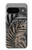 S3692 Feuilles de palmier gris noir Etui Coque Housse pour Google Pixel 9