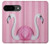 S3805 Flamant Rose Pastel Etui Coque Housse pour Google Pixel 9
