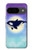 S3807 Killer Whale Orca Lune Pastel Fantaisie Etui Coque Housse pour Google Pixel 9