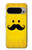 S1145 Soleil jaune Mustache Etui Coque Housse pour Google Pixel 9 Pro