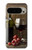 S1316 Raisins Bouteille et un verre de vin rouge Etui Coque Housse pour Google Pixel 9 Pro