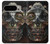 S1685 Crâne Steampunk Etui Coque Housse pour Google Pixel 9 Pro