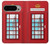 S2059 Angleterre britannique Cabine téléphonique Minimaliste Etui Coque Housse pour Google Pixel 9 Pro