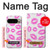 S2214 Bisous Lèvres roses Etui Coque Housse pour Google Pixel 9 Pro
