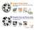 S2904 Chien d'impression de patte Etui Coque Housse pour Google Pixel 9 Pro