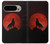 S2955 Loup Hurlant Rouge Lune Etui Coque Housse pour Google Pixel 9 Pro