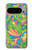 S3273 Fleur Ligne Motif Art Etui Coque Housse pour Google Pixel 9 Pro