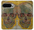S3359 Vincent Van Gogh Crâne Etui Coque Housse pour Google Pixel 9 Pro