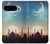 S3502 Coucher de soleil islamique Etui Coque Housse pour Google Pixel 9 Pro