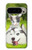 S3795 Peinture Husky Sibérien Ludique Chaton Grincheux Etui Coque Housse pour Google Pixel 9 Pro