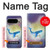 S3802 Rêve Baleine Pastel Fantaisie Etui Coque Housse pour Google Pixel 9 Pro