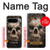 S0552 Crâne Etui Coque Housse pour Google Pixel 9 Pro XL