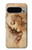 S1045 Leonardo da Vinci Femme Head Etui Coque Housse pour Google Pixel 9 Pro XL