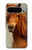 S1595 Beau cheval marron Etui Coque Housse pour Google Pixel 9 Pro XL