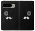S1946 Sir Mustache Minimalisme Etui Coque Housse pour Google Pixel 9 Pro XL