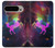 S2486 Arc en ciel espace de nébuleuse Licorne Etui Coque Housse pour Google Pixel 9 Pro XL
