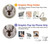 S2505 Tête de Renne Vieux bois Texture graphique Etui Coque Housse pour Google Pixel 9 Pro XL