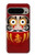 S3023 Japon Bonne chance Daruma Poupée Etui Coque Housse pour Google Pixel 9 Pro XL