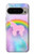 S3070 Arc en ciel pastel ciel Licorne Etui Coque Housse pour Google Pixel 9 Pro XL