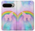 S3070 Arc en ciel pastel ciel Licorne Etui Coque Housse pour Google Pixel 9 Pro XL